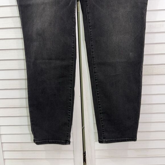 Chico’s High Rise Jeans Size 3T (16T) Skinny Ankle Black - Picture 6 of 12
